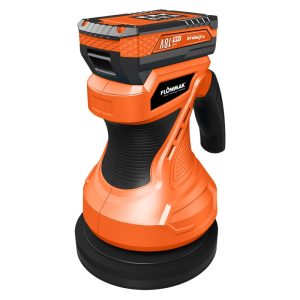 PULIDORA ORBITAL INALAMBRICA 6" 18V FLOWMAK CON 1 BATERIA 4AH Y 1 CARGADOR